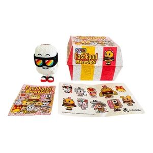 Soy Cool Tokidoki Fast Food Besties Blind Box Figurine Sushi Rice Vinyl Figure
